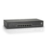 Switch Gigabit Ethernet PoE LevelOne 8 Ports 61.6W 802.3at