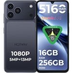 HOTWAV A17 Pro Max 4G 4GB 256GB 6.75" Schwarz