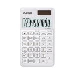 Calculatrice de poche Casio SL-1000SC-WE 10 chiffres solaire blanche