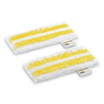 Gamuza de microfibras Kärcher 2.863-343.0 Blanco y Amarillo para limpieza a vapor