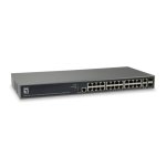 Switch LevelOne GEP-2682 Gestito L3 Gigabit Ethernet PoE Montaggio in rack