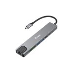 Base Replikator für Ports Equip 133497 USB-C 100 W Ethernet 1000 Mbit/s