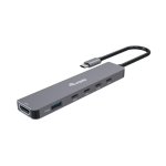 Replicatore di Porte Equip 133500 USB 3.2 Type-C 100W 4K Ultra HD