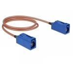 Câble coaxial Delock 89667 0,5 m FAKRA C bleu/marron