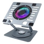 Base refrigeradora Coolbox CoolAir 1VRGB con ventilador e iluminación RGB para portátiles hasta 17"