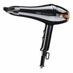 Secador de Pelo con Difusor Haeger Turbo Dryer 2000 2000W 3 Temperaturas 2 Velocidades Accesorios Negro Cobre