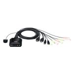 KVM-Switch Aten USB 4K HDMI 2 Ports mit Fernwähler