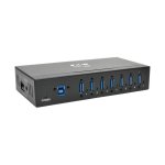 Hub Tripp Lite 7 puertos 5 Gbps U360-007-IND metálico industrial instalable