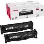 Cartouche Toner Canon 718 Noir 2 Unites 3400 Pages