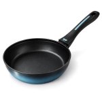 Padella Induzione Acciaio Forgiato 20 cm Antiaderente Briebe Mare Blu