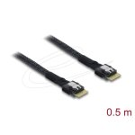 Cable DeLOCK 83016 Slim SAS SFF-8654 4i a Slim SAS SFF-8654 4i 0,5 m