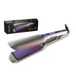 Plancha de Pelo Cerámica Turmalina Cecotec Lisse i-Twerk Max 230ºC Placas Anchas Iónica Autoapagado Pantalla Negro