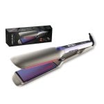 Plancha de Pelo Cerámica Turmalina Cecotec Lisse i-Twerk Max 230ºC Placas Anchas Iónica Autoapagado Pantalla Negro