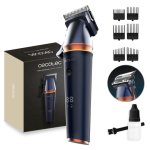 Cortapelos Cabeza Cecotec PrecisionCare Expert Ceramic Inalámbrico 120min Seco 5 Ajustes 6 Peines Motor Brushless Pantalla LCD