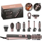 Spazzola Modellante Multifunzione CeramicCare 10in1 AirBrush Gyro 1100W Ceramica Ionica 3 Temperature 10 Accessori