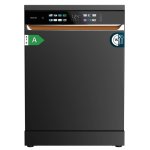 Lavavajillas Bolero Aguazero 6900 Dark 15 cubiertos A con motor Inverter Plus y UV Hygiene