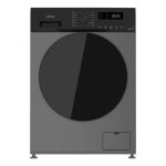 Lavadora Bolero DressCode 9155 Inverter Carga Frontal 9 kg 1400 rpm A Acero Negro SteamMax