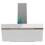 Hotte aspirante Bolero Flux DT 907500 90cm Recirculation avec WiFi et contrôle tactile, design moderne