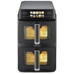 Airfryer Prixton Cook Organics Vertical Double Panier 10L 2600W Fenêtre LED Tactile
