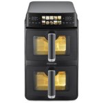 Freidora de Aire Prixton Cook Organics Vertical 10L 2600W Doble Cesta LED Táctil