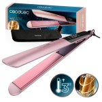 Plancha de Pelo Cerámica Cecotec Lisse Keratin Essence 230ºC 6 Ajustes Autoapagado Bolsa de Viaje Rosa