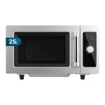 Micro-ondas FlatPro 2500 25 Litros 1000W Controlo Mecânico Sem Prato