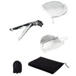 Pack Accessori Barbacca Kamado DragonPack 4600 M Pinze Copertura Raccoglitore Cenere