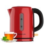 Hervidor Eléctrico Taurus Vintage Compact Red 2400W 1L Base 360°