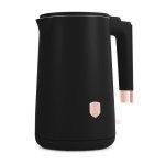 Bouilloire électrique Berlinger Haus Double Wall 1,7l acier inoxidable noir-rose or