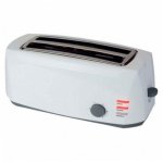 Grille-pain Comelec TP1728 2 fentes 1400 W 6 niveaux Rechauffage Decongelation Blanc