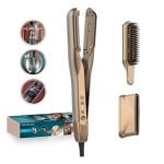 Plancha de Pelo 2 en 1 Cecotec AirLisse ForceDry Duo 4 Ajustes Antiencrespamiento Con Accesorios Plateado