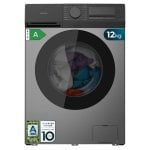 Lavadora Bolero DressCode 12450 Inverter Steel Carga Frontal 12 kg 1400 rpm A-20% Inox