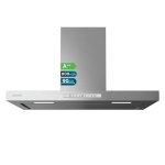 Campana extractora Bolero Flux TT 908000 Slim Glass White Conducción 90cm met gebaarbesturing