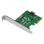 Adaptador ICY DOCK MB408A5 PCIe 5.0 x4 a MCIO 4i con Redriver