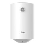 Termo eléctrico Midea 80L 1500W instalación vertical u horizontal resistencia esmaltada