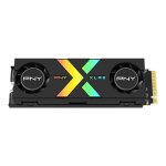 Disco Duro PNY CS3150 1TB SSD M.2 PCIe Gen5 11500MB/s RGB y Ventilación