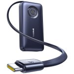 PowerBank Baseus EnerCore CR11 10.000mAh 45W con Cable Retráctil Azul