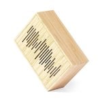 Colunas Dam Electronics Nature Bambu Bluetooth 3W com carregamento solar