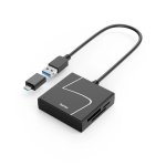 Lector de tarjetas Hama USB 3.2 Gen 1 Type-A/Type-C 5000 Mbit/s