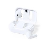 Auriculares Dam Electronics inalámbricos Bluetooth 5.1 intraurales con base de carga y cuero reciclado