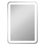 Homcom Espejo De Baño Con Luces Led 70x90 Cm 3 Temperaturas De Color Regulable