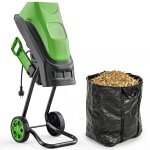 Outsunny Trituradora De Ramas Eléctrica 2500w Con 2 Cuchillas Para Ø44 Mm Ramas