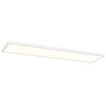 Homcom Juego De 4 Lámparas De Techo Color Regulable 120x30x3,7 Cm Blanco