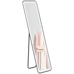 Homcom Espejo De Cuerpo Entero Con Luz Led 150x40 Cm Sin Marco Negro