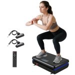 Sportnow Plataforma Vibratoria Con 120 Velocidades 5 Programas Pantalla Led