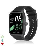 Dam Electronics Smartwatch Qx5 Bluetooth 1,96'' Alumínio Prateado IP67 Multidesporto