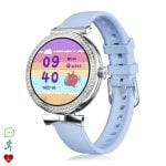 Dam Electronics QS01 Bluetooth 1,22" TFT Compacto Elegante Negro S Pulsómetro SpO2 IP67