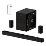 Ultimea Barra de Sonido Skywave Serise 7.1.4 980W Bluetooth 5.4 Subwoofer Inalámbrico Dolby Atmos