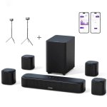 Barra Audio Ultimea Aura A40 7.1 98W Bluetooth Nera Surround