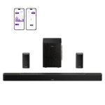 Barra Audio Ultimea 5.1.2 530W Bluetooth Subwoofer 6,5" Dolby Atmos
